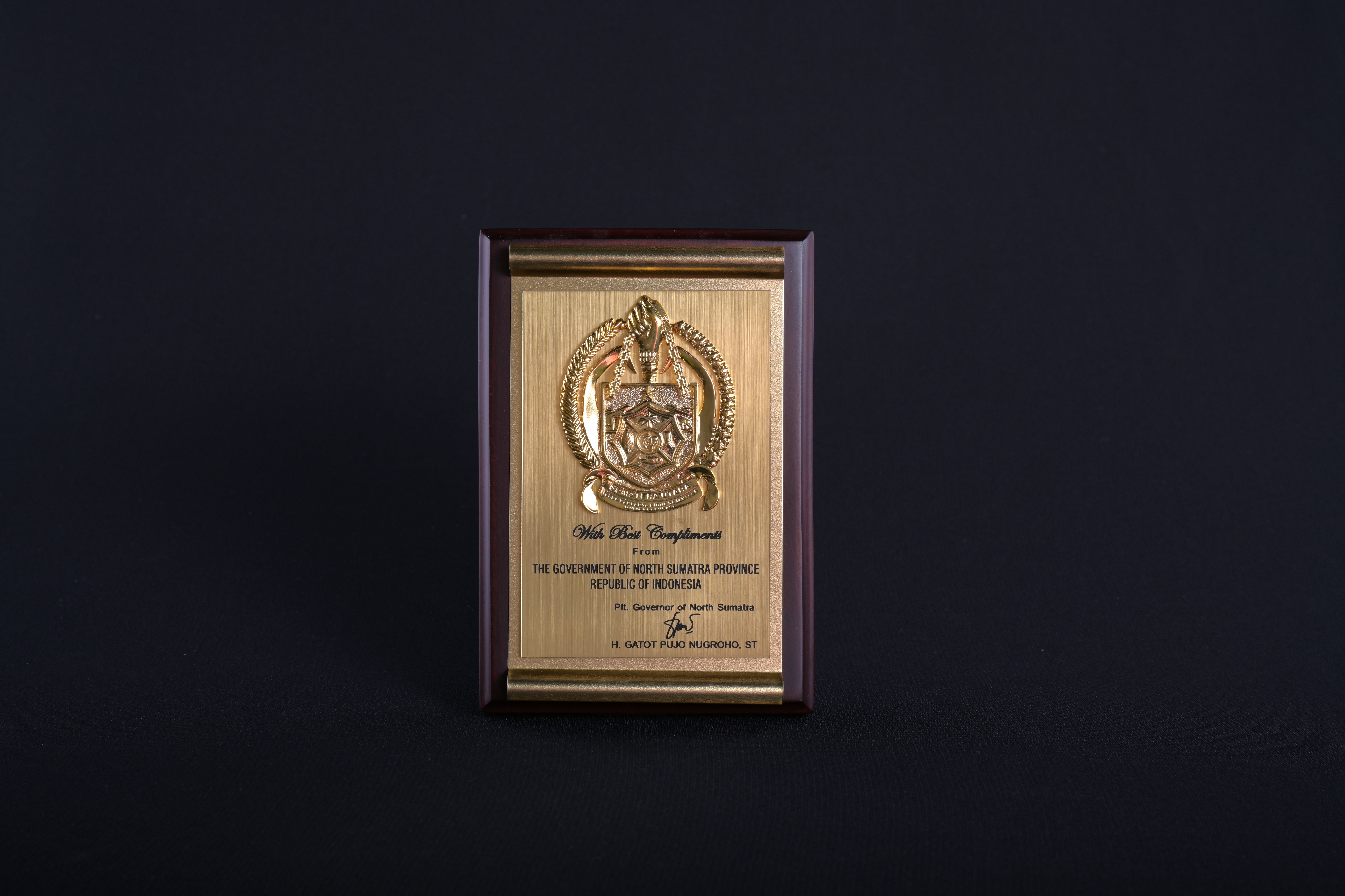 【蘇門答臘省宗教界和諧論壇紀念】證書