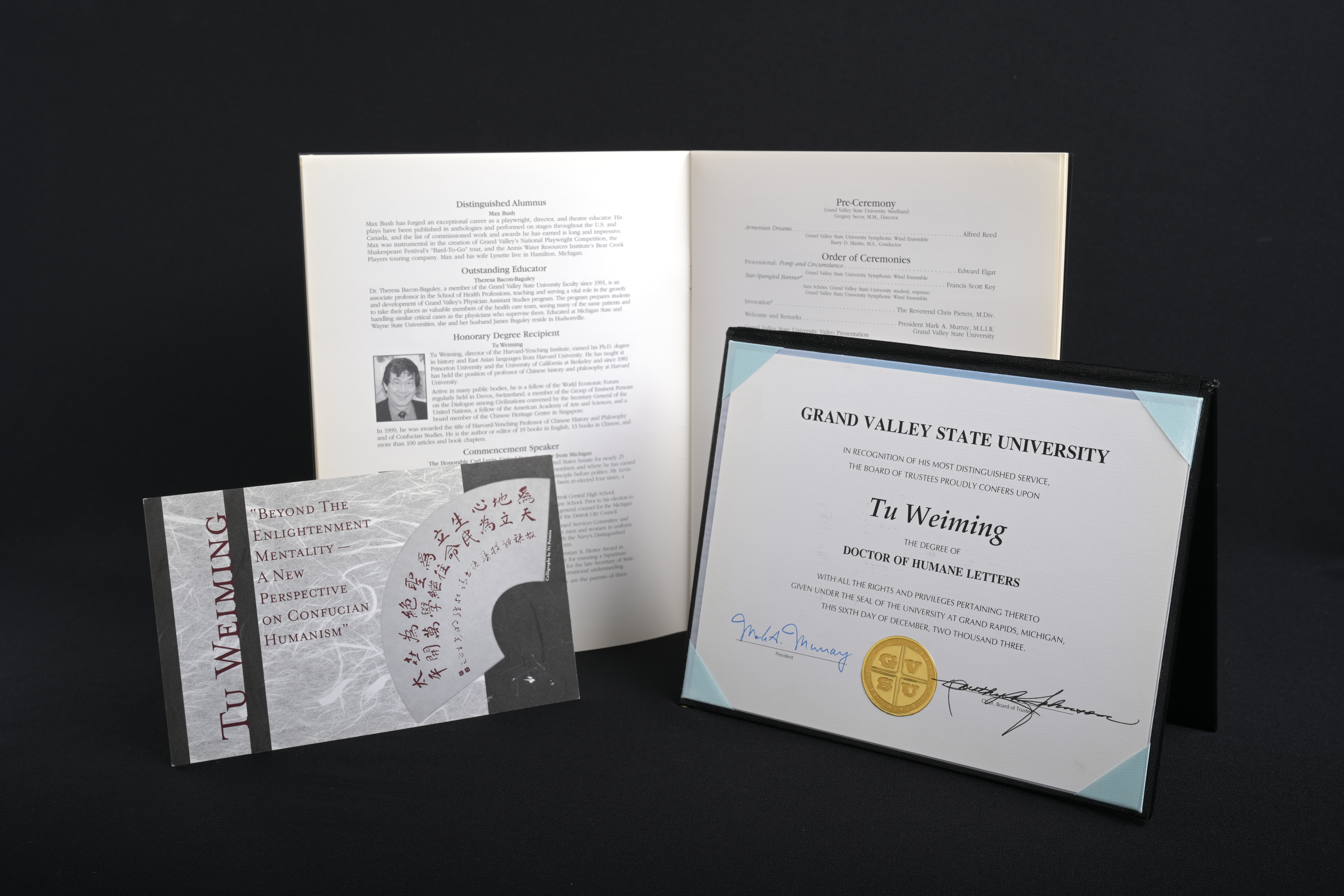 【美國格蘭谷州立大學榮譽博士(Doctor of Humane Letters)】證書