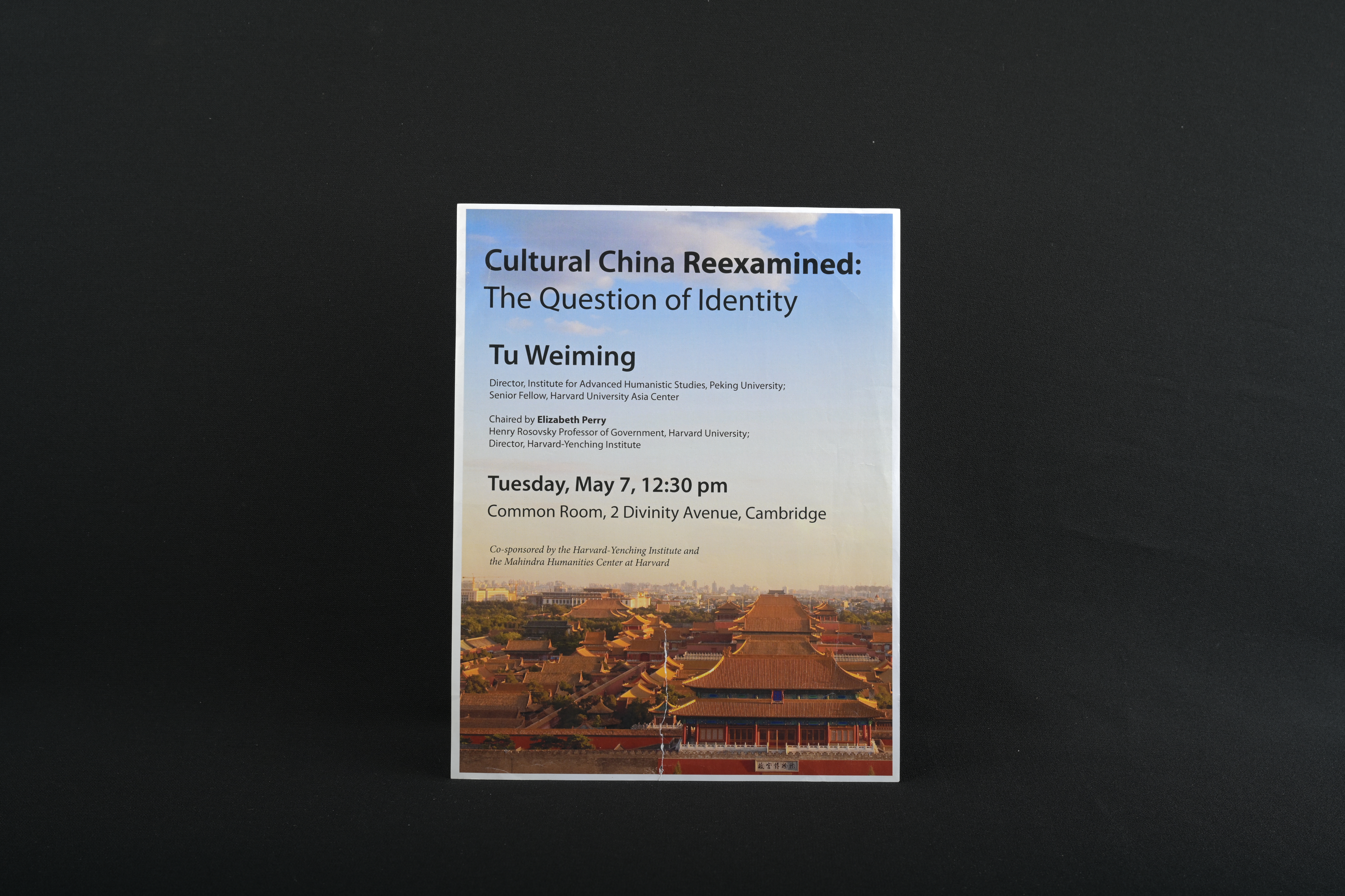 【Cultural China Reexamined: the Question of Identity】海報